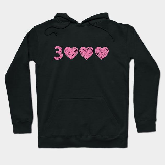 Love You 3000 - Pink Hoodie by Heyday Threads